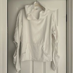 LNA Raw Hem Open Arm Vent Sweatshirt